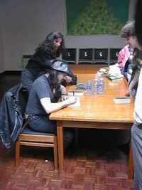 Steven Brust signing 1